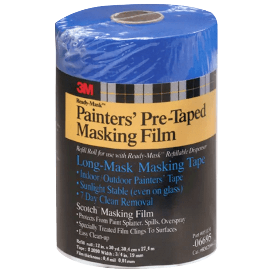 Pre-Taped Masking Film
