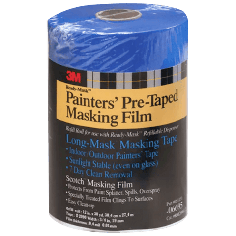 Pre-Taped Masking Film