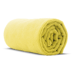 Premium 16" x 16" Microfiber Towel - Yellow