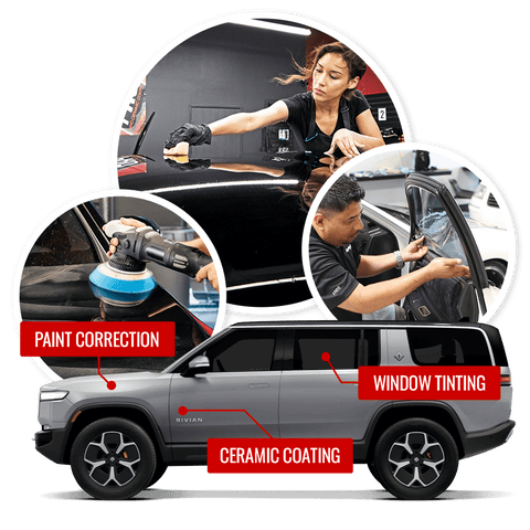 5-Day Paint Correction, Ceramic Coating, & Window Tinting Combo Package