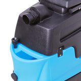 Close-up of Mytee 8070 Mytee Lite solution tank and hose connection