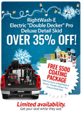 RightWash-E : Electric Double Decker Deluxe Detail Pro Skid + Free $500 Coating Package