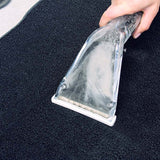 Mytee Air Lite upholstery tool being used to clean automotive carpet