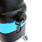 Close-up of the Mytee S-300H Tempo tank cap and side housing