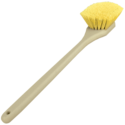 Yellow Body and Grill Detailing Brush - Long Handle
