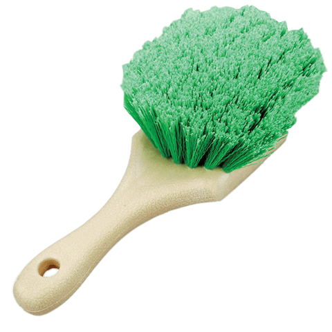 Green Flagged Body Detailing Brush - Short Handle