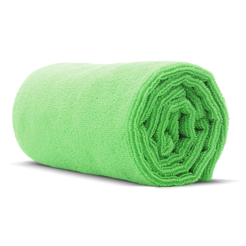 Premium 16" x 16" Microfiber Towel - Green